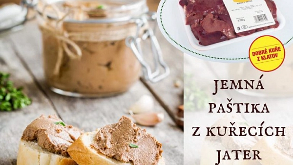 Jemná paštika z kuřecích jater