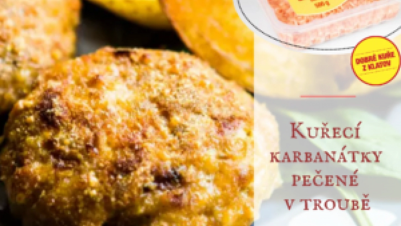 Kuřecí karbanátky pečené v troubě