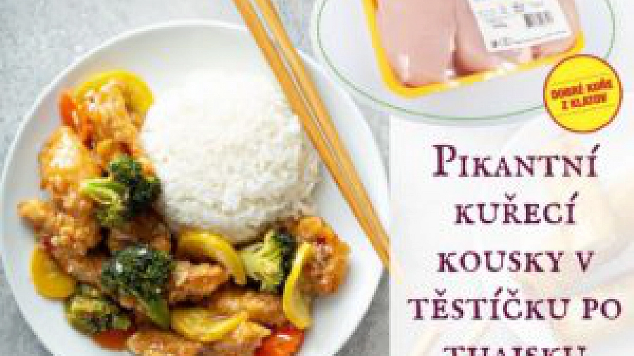 Pikantní kuřecí kousky v těstíčku po Thajsku